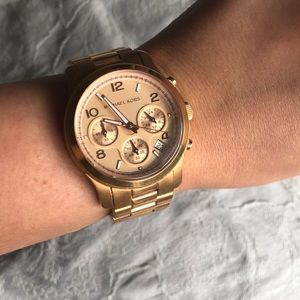 Rose Gold Michael Kors Warch